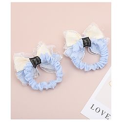 Babyhug Bow Rubber Bands Pack of 2 - Pink