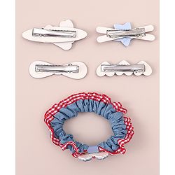 Babyhug Hair Pins And Clips With Butterfly Applique  Free Size Pack of 5 Multicolor