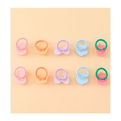 Babyhug Hair Rubber Bands Pack of 5 Free Size - Multicolor