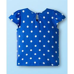 Babyhug 100% Cotton Knit Half Sleeves T-Shirts with Heart & Polka Dot Print Pack of 3 - Navy Blue Red & White