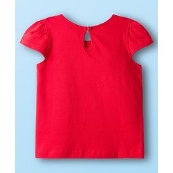Babyhug 100% Cotton Knit Half Sleeves T-Shirts with Heart & Polka Dot Print Pack of 3 - Navy Blue Red & White
