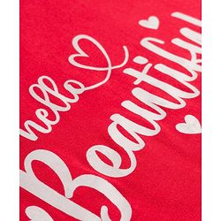 Babyhug 100% Cotton Knit Half Sleeves T-Shirts with Heart & Polka Dot Print Pack of 3 - Navy Blue Red & White