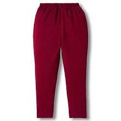 Babyhug Knit Full Sleeves 3 Piece Party Suit With Bow - Maroon
