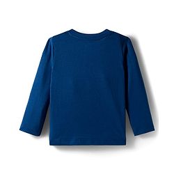 Babyhug 100% Cotton Knit Full Sleeves T-Shirts with Animal Graphics Pack of 3 - Navy Blue Lime Green & Coral