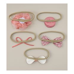 Babyhug Headband with Bow & Floral Applique Pack of 5 - Multicolor