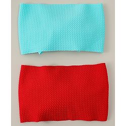 Babyhug Headbands with Bow Applique Pack of 2 - Red & Green