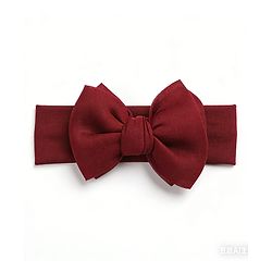 Babyhug Headbands With Bow Applique Pack of 3 - Red & White