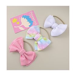 Babyhug Headbands with Bow Applique Pack of 3 - Purple & Pink
