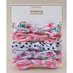 Babyhug Headbands Pack Of 5 - Multicolour