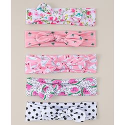 Babyhug Headbands Pack Of 5 - Multicolour