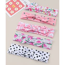 Babyhug Headbands Pack Of 5 - Multicolour