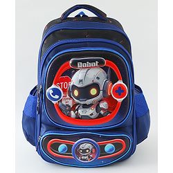 Space Kids School Backpack with Detachable Pencil Pouch 17L - Black| Water-Resistant Polyester| Bag for Boys & Girls| Lightweight & Durable| 3 Compartment & Front Zipper| Bottle Pouch