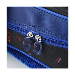 Space Kids School Backpack with Detachable Pencil Pouch 17L - Black| Water-Resistant Polyester| Bag for Boys & Girls| Lightweight & Durable| 3 Compartment & Front Zipper| Bottle Pouch