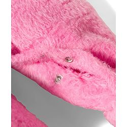 Babyhug Velour Knit Full Sleeves Footed Sleepsuit With Unicorn Embriodery - Pink