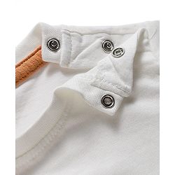Babyhug Terry Knit Full Sleeves Striped Hooded T-Shirt & Lounge Pant Set with Inner T-Shirt - Brown