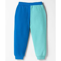 Babyhug Disney Terry Knit Track Pant with Mickey & Friends Graphic -  Light Blue & Blue