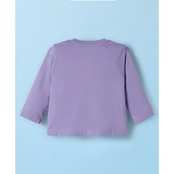 Babyhug Disney Single Jersey Knit Full Sleeves T-Shirts with Disney Character Graphic Pack of 5 - White Plum & Pink