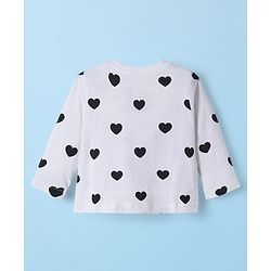 Babyhug Disney Single Jersey Knit Full Sleeves T-Shirts with Disney Character Graphic Pack of 5 - White Plum & Pink