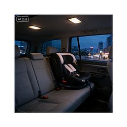 Babyhug Convertible Car Seat with ISOFIX & 360° Rotatable Seat - Black| R129 Certified| i-Size Compliant| Rear & Forward Facing| Newborn to 12 Years| Reclining Seat| Cushion Seat