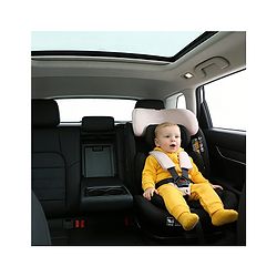 Babyhug Convertible Car Seat with ISOFIX & 360° Rotatable Seat - Black| R129 Certified| i-Size Compliant| Rear & Forward Facing| Newborn to 12 Years| Reclining Seat| Cushion Seat