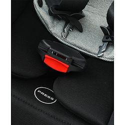 Babyhug Convertible Car Seat with ISOFIX & 360° Rotatable Seat - Black| R129 Certified| i-Size Compliant| Rear & Forward Facing| Newborn to 12 Years| Reclining Seat| Cushion Seat