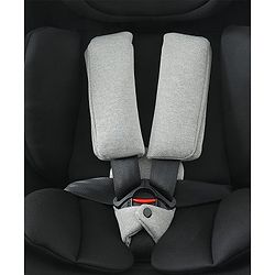 Babyhug Convertible 2 in 1 Car Seat with Isofix & Non Isofix, 360° Rotatable Seat - Grey| R129 Certified| i-Size Compliant| Rear & Forward Facing| Newborn to 12 Years| Reclining Seat| Cushion Seat