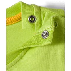 Babyhug Disney Single Jersey Knit Full Sleeves T-Shirt with Winnie & Friends Graphic - Limegreen