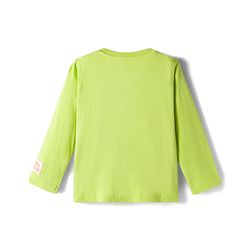 Babyhug Disney Single Jersey Knit Full Sleeves T-Shirt with Winnie & Friends Graphic - Limegreen
