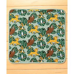 Babyhug Disney Interlock Knit Towel with Lion King Print L 76.2 x B 101.6 cm - Green