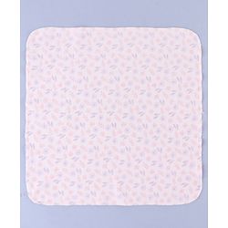 Babyhug 100% Interlock Cotton Single Layer Wash Cloth Rabbit, Rainbow and Floral Print Pack of 6 - Multicolor| High Absorbency| Feeding & Diapering| Bath & Face Towel| Soft & Skin Friendly
