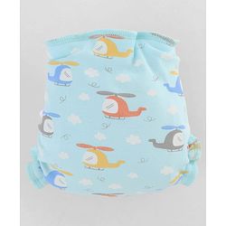 Babyhug Leak Proof Cloth Langot Pack of 6 Small Size Rabbit Rainbow and Floral Print | Triple Layer Protection | Reusable | Designed for Short Term Comfy Wear | Mess Free - Lilac