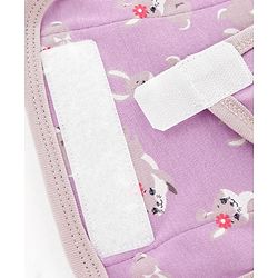 Babyhug 100% Interlock Cotton Reusable Printed Cloth Nappies with Velcro Closure Pack of 6 Rabbit, Rainbow and Flower Print  Medium Size| Machine Washable| Soft & Skin Friendly