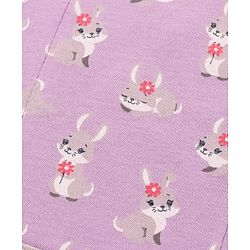 Babyhug 100% Interlock Cotton Reusable Printed Cloth Nappies with Velcro Closure Pack of 6 Rabbit, Rainbow and Flower Print  Medium Size| Machine Washable| Soft & Skin Friendly