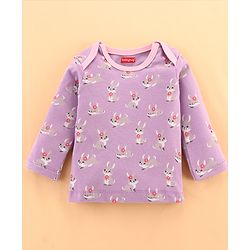 Babyhug 100% Interlock Cotton Clothing Gift Set for Newborn Rabbit Print Pack of 8 - Multicolour