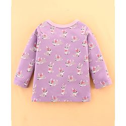 Babyhug 100% Interlock Cotton Clothing Gift Set for Newborn Rabbit Print Pack of 8 - Multicolour