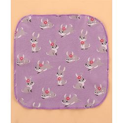 Babyhug 100% Interlock Cotton Clothing Gift Set for Newborn Rabbit Print Pack of 8 - Multicolour