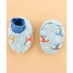 Babyhug 100% Interlock Cotton Clothing Gift Set for Newborn Rabbit Print Pack of 8 - Multicolour