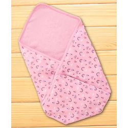Babyhug 100% Interlock Cotton Wrapper with Rabbit Rainbow and Floral Print| Soft & Breathable| Comfortable Warm and Soothing| Travel Friendly| New Born Gifting  Pack of 3  - Purple Pink & White
