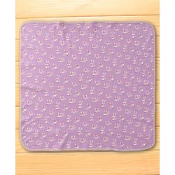 Babyhug 100% Interlock Cotton Wrapper with Rabbit Rainbow and Floral Print| Soft & Breathable| Comfortable Warm and Soothing| Travel Friendly| New Born Gifting  Pack of 3  - Purple Pink & White