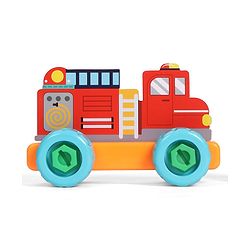 Babyhug 3 in 1 Build a Vehicle Learning Toys for kids- Build, Play & Create| Ambulance, Fire Engine & Clean Up Truck| Indoor Game| STEM Educational Toy| Gifting Idea for age 3+|BIS Certified| DIY Toy