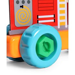 Babyhug 3 in 1 Build a Vehicle Learning Toys for kids- Build, Play & Create| Ambulance, Fire Engine & Clean Up Truck| Indoor Game| STEM Educational Toy| Gifting Idea for age 3+|BIS Certified| DIY Toy