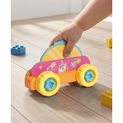 Babyhug 3 in 1 Build a Vehicle Learning Toys for kids- Build, Play & Create| Magic Bus, Unicorn Van & Fantasy Car| Indoor Game| STEM Educational Toy| Gifting Idea for age 3+| BIS Certified| DIY Toy