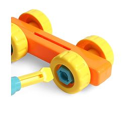 Babyhug 3 in 1 Build a Vehicle Learning Toys for kids- Build, Play & Create| Magic Bus, Unicorn Van & Fantasy Car| Indoor Game| STEM Educational Toy| Gifting Idea for age 3+| BIS Certified| DIY Toy