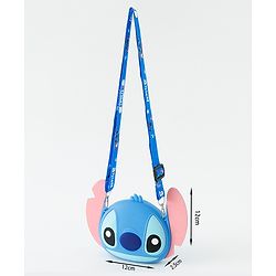 Babyhug Sling Bags With Lilo & Stitch Graphics - Blue