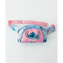 Babyhug Sling Bag With Lilo & Stitch Graphics - Pink & Blue