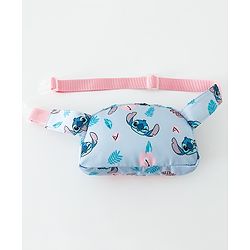 Babyhug Sling Bag With Lilo & Stitch Graphics - Pink & Blue