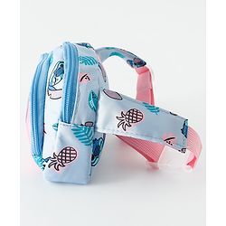 Babyhug Sling Bag With Lilo & Stitch Graphics - Pink & Blue