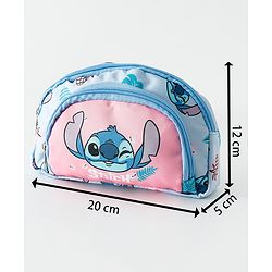 Babyhug Sling Bag With Lilo & Stitch Graphics - Pink & Blue