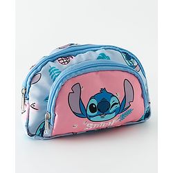 Babyhug Sling Bag With Lilo & Stitch Graphics - Pink & Blue