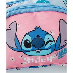 Babyhug Sling Bag With Lilo & Stitch Graphics - Pink & Blue